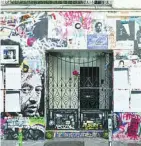  ??  ?? Arriba, la fachada de la casa de Gainsbourg.
A la izquierda, el músico con Jane Birkin