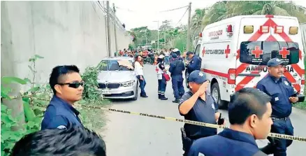  ?? /HÉCTOR PÉREZ ?? Juan Carlos Huerta salía en su vehículo cuando sujetos armados le cerraron el paso y le dispararon