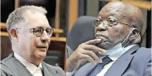  ?? (ANA) archives African News Agency ?? STATE prosecutor Billy Downer and Jacob Zuma go head to head. |
