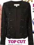  ??  ?? TOP CUT Michael Kors jacket, £300, farfetch.com