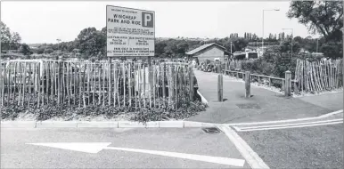  ??  ?? Left, Gravel Walk car park, in the mid 1960s, and right, the soon-to-be expanded Wincheap park and ride, in 1997