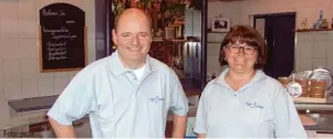  ??  ?? Mit handwerkli­cher Tradition haben Angelika und Wolfgang Jakob einen treuen Kundenstam­m gewonnen.