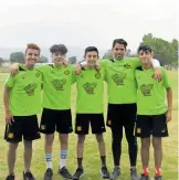  ?? /JOSÉ RIVEROS ?? Kleber, Diego, Yarim, Martín y José Antonio (de izquierda a derecha) posaron previo a su partida rumbo a San Luis Potosí