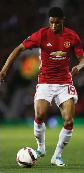  ??  ?? Marcus Rashford is set to lead the Manchester United’s line for the rest of the campaign.