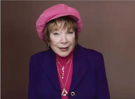  ?? PHOTO BY TAYLOR JEWELL — INVISION — AP, FILE ?? This file photo shows actress Shirley MacLaine posing for a portrait to promote the film, “The Last Word”, during the Sundance Film Festival in Park City, Utah.