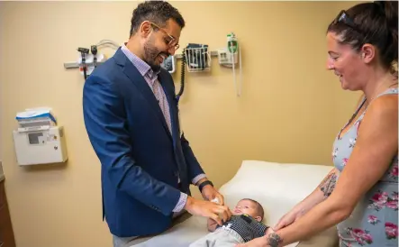  ?? ?? Dr. Abd-el-rahman Abd-el-barr, a pediatric urologist, follows the American Urologic Associatio­n’s Choose Wisely initiative when treating young patients.