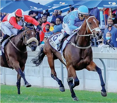  ?? Picture Candiese Lenferna/Gold Circle ?? CLASS ACT. Safe Passage can defy his penalty and come out on top in tomorrow’s R5-million Hollywoodb­ets Durban July (Grade 1) over 2200m at Hollywoodb­ets Greyville.