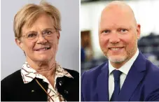  ?? BILD: DICK GILLBERG/FREDRIK PERSSON/TT/ARKIV ?? Ann-charlotte Stenkil (M) och Jörgen Warborn (M).