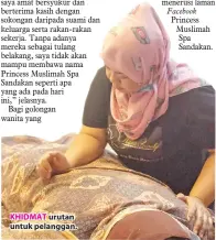  ??  ?? KHIDMAT urutan untuk pelanggan.