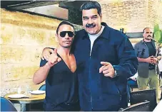  ??  ?? TURQUÍA. El presidente de Venezuela, Nicolás Maduro, junto con el chef turco “Salt Bae”, en Estambul.