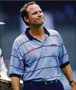  ?? GETTY IMAGES FILE ?? Dave Shula was the Cincinnati Bengals head coach for four full seasons and part of a fifth in the 1990s before being fired and leaving football.