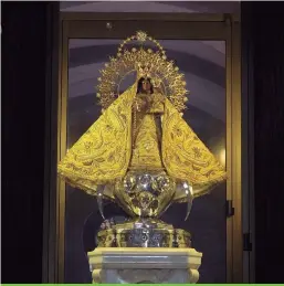  ??  ?? VIRGEN DE LA CARIDAD DE EL COBRE, PATRONA DE CUBA Conocida en el argot popular como Cachita