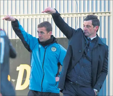  ?? Picture: SNS ?? TRYING TO STAY AFLOAT: St Mirren manager Jack Ross has stayed confident during his team’s struggles.