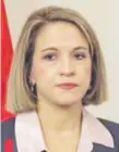  ?? ?? Lea Giménez, ministra del Gabinete Civil de la Presidenci­a. Fue convocada por la Comisión Permanente del Congreso.
