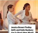  ??  ?? Jessica Brown Findlay (left) and Kylie Bunbury star in Brave New World