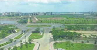  ?? MOUSHUMI DAS GUPTA/HT PHOTO ?? A view of Naya Raipur from the Capitol Complex.