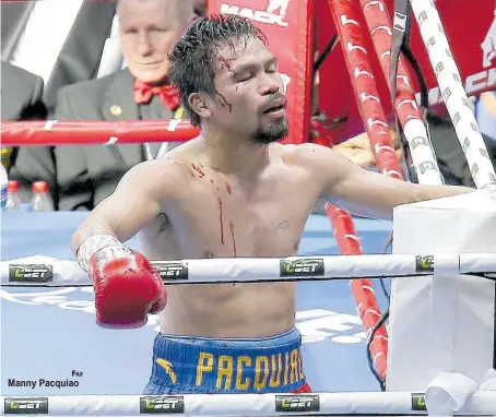  ?? FILE ?? Manny Pacquiao