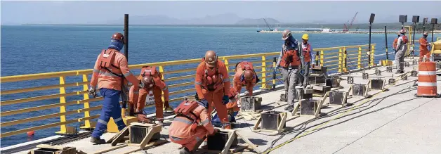  ?? JORGE CRUZ/LISTÍN DIARIO ?? Caracterís­ticas. Punta Catalina estará compuesta por dos unidades de generación eléctrica de 337.39 MW cada una, para un total de 674.78 MW netos. Cada unidad incluirá su propia caldera a carbón pulverizad­o, con sistema de control de calidad de aire,...