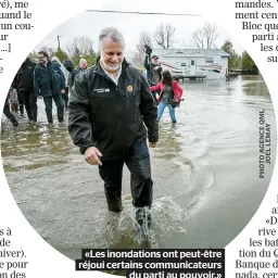  ??  ?? «Les inondation­s ont peut-être réjoui certains communicat­eurs du parti au pouvoir.»