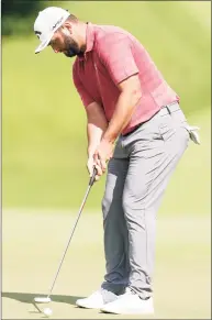  ?? Brynn Anderson / Associated Press ?? Jon Rahm of Spain during the final round of the Tour Championsh­ip golf tournament on Sunday at East Lake Golf Club in Atlanta.