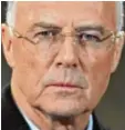  ?? Foto: dpa ?? Franz Beckenbaue­r durchlebt schwierige Zeiten.