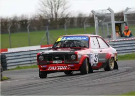  ?? ?? josh Payton was in spectacula­r form in his Escort to win the class