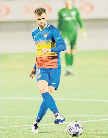  ?? FC ANDORRA ?? Adrià Vilanova milita actualment­e en el FC Andorra de Gerard Piqué