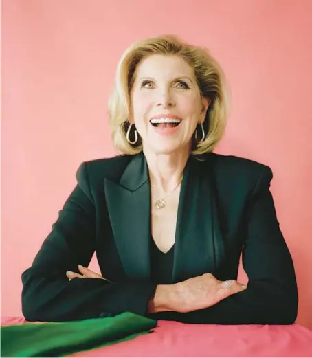  ?? CAMILA FALQUEZ FOR THE NEW YORK TIMES ?? Christine Baranski, seen Aug. 24, is back for the final season of“The Good Fight.”