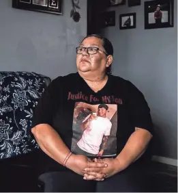  ?? HARRISON HILL/USA TODAY ?? Police in Bakersfiel­d, Calif., killed Leticia de la Rosa’s son James in 2014. Since his death, she has advocated for greater transparen­cy of police records, helping yield a state law.