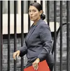  ?? BILD: SN/AP ?? Priti Patel ist zurückgetr­eten.