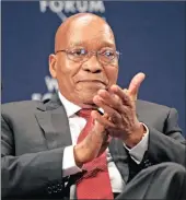  ?? PICTURE: REUTERS ?? INCLUSIVE: President Jacob Zuma at the World Economic Forum on Africa 2017 meeting in Durban, this week, where he discussed radical economic transforma­tion.