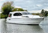  ??  ?? PRICE £210,000
Date 2019
Nanni N4.65 59hp Lying River Thames Contact www.valwyattma­rine.co.uk