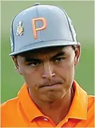  ??  ?? Dissenting voice: Rickie Fowler