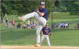  ?? ED MORLOCK — MEDIANEWS GROUP ?? Trooper’s Sachael Sciarretta allowed two runs on five hits in 5.1innings against Plymouth Monday evening.