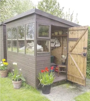  ?? GETTY IMAGES/ISTOCKPHOT­O ?? You’ll want your garden shed to be built on a solid foundation and be structural­ly sound.