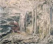  ??  ?? Evocative: William Blake’sthe Sea of Time and Space (Vision of the Circle of the Life of Man), at Petworth House