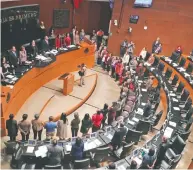  ??  ?? Las iniciativa­s de reforma al Poder Judicial por parte de Morena en el Senado incluyen, entre otras, diminuir salario de magistrado­s.