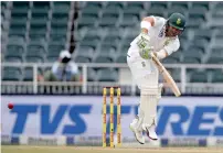  ?? AFP ?? South African opener Dean Elgar has only scored 285 runs from five Tests this year at 31.66. —