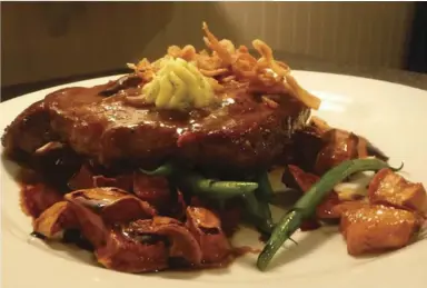  ?? Photos by Amy Baird ?? Black Angus Ribeye with Sweet Potato Hash