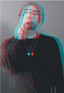  ?? Photog raphs by Tamar Levine ?? “IRONICALLY, the record has a dystopian vibe that, in hindsight, really feels current to me,” says Deftones front man Chino Moreno of the band’s latest album, “Ohms.”