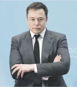  ?? Picture: Reuters ?? SLAP ON THE WRIST. Elon Musk has reached a deal over fraud charges that will see him step down as electric automaker Tesla’s chairman and pay a $20 million fine but stay on as chief executive.