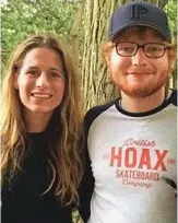  ?? ?? Wife: Sheeran with Cherry Seaborn