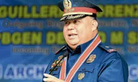  ?? —RICHARD A. REYES ?? STEPPED-UP CAMPAIGN NCRPO chief Police Brig. Gen. Debold Sinas wants his men to go after high-value targets as he ordered the war on drugs to be intensifie­d.
