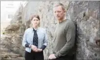  ??  ?? ON THE BEAT: Alison O’Donnell, as DS Alison McIntosh, with Henshall in the series written by crime writer Ann Cleeves.