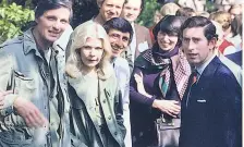  ??  ?? M*A*S*H UP Charles meets Alan Alda, Loretta Swit & Jamie Farr