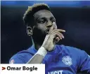  ??  ?? > Omar Bogle