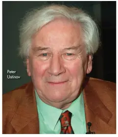  ??  ?? Peter Ustinov