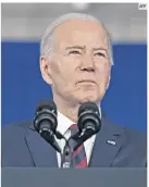  ?? AFP ?? JOE BIDEN. Presidente de los Estados Unidos de Norteaméri­ca.