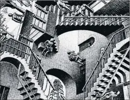  ?? ARTHEMISIA ?? Relativite­it, un dels cèlebres gravats d’Escher