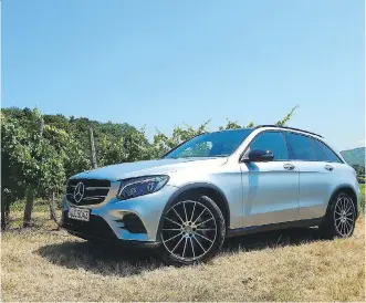  ?? PHOTOS: BRIAN HARPER/ DRIVING ?? The 2016 Mercedes- Benz GLC crossover features a slightly less distinct yet still attractive design that will appeal to an entirely new group of car buyers.